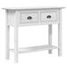 Red Barrel Studio® 2 - Drawer End Table w/ Storage Wood in White | 28.7 H x 35.4 W x 13.6 D in | Wayfair 35C79B99DF544654AA67C4BC1A347DE6