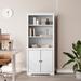 Red Barrel Studio® 67.7" H x 31.5" W Standard Bookcase Wood in White | 67.7 H x 31.5 W x 15.7 D in | Wayfair 1ACAFA13F931431788726D61A561545A