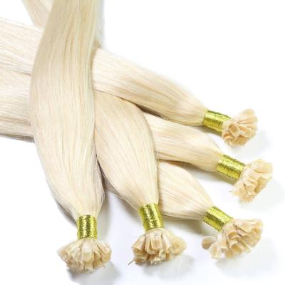 hair2heart Bonding Extensions Echthaar #10/0 Hell-Lichtblond 0,5g 30cm Nude Damen