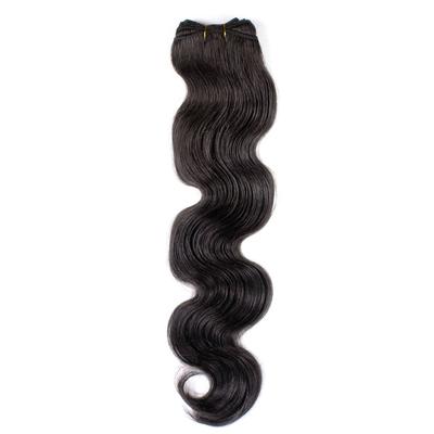 hair2heart Tresse Extensions Echthaar #5/0 Hellbraun 100g 60cm Schwarz Damen