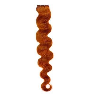 hair2heart Tresse Extensions Echthaar #8/43 Hellblond Rot-Gold 100g 70cm Braun Damen