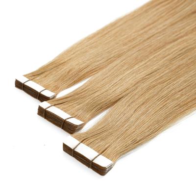 hair2heart Tape Extensions Premium Echthaar #9/31 lichtblond Gold Asch 40cm Damen