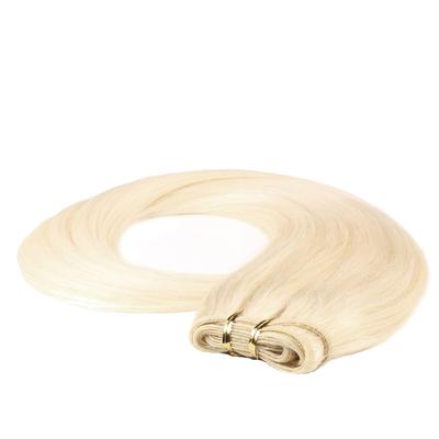 hair2heart Tresse Extensions Echthaar #10/0 Hell-Lichtblond 100g 50cm Nude Damen Image