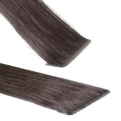 hair2heart Invisible Tape Extensions Premium Echthaar #6/0 Dunkelblond 60cm Schwarz Damen