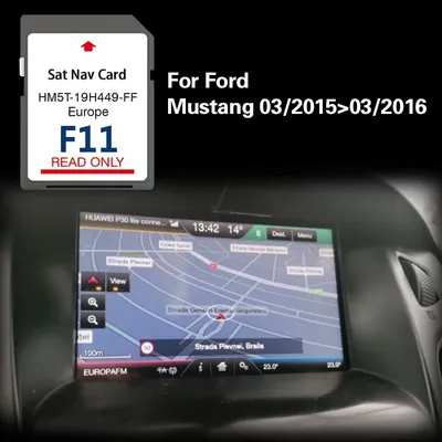 Carte SD de Navigation pour Ford Mustang 03/2015 03/2016 Sync2 F11 Couverture de Toute l'Europe
