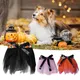 Pet Clothes Bow-knot Design Decorative Net Yarn Summer Cat Dog Tulle Skirt Pet Dress Pet Supplies