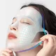 Masque facial en silicone feuille de gel 3D réutilisable anti-déformable raffermissant outils