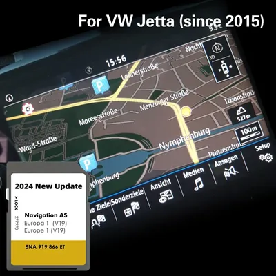 Carte SD 32 Go pour VW Jetta nouvelle version de mise à jour de la carte depuis 2015 AS V19