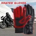 Gants de moto chauffants électriques USB pour hommes et femmes gants de ski d'extérieur gants de