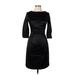 ABS Evening by Allen Schwartz Casual Dress: Black Dresses - Women's Size 10