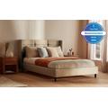 Silentnight Lilith Upholstered Bed Frame, Double, Pebble