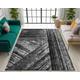 Striped rug, Black design rug, Contemporary rug, Bedroom rug, Saloon rug, Bathroom rug, Kitchen rug, Floor rug, Entry rug, Cotton rug