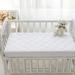 My Baby's First Sateen Waterproof Crib Mattress Pad - 100% Cotton Top, Hypoallergenic, Fits Crib Mattresses 27" x 52"