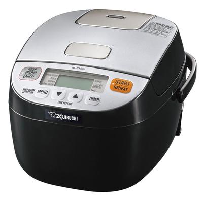 Micom Rice Cooker and Warmer, Electric Rice Cooker, Silver Black