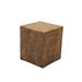 Outdoor Faux Wood Stump Side Table Coffee Table,Side table ,End Table Accent table Square