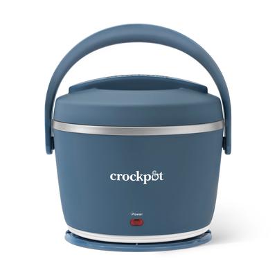 Crockpot 20-oz Lunch Crock Food Warmer Heated Lunch Box Faded Blue