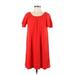 TeXTURE & THREAD Madewell Casual Dress: Red Dresses - Women's Size 2X-Small