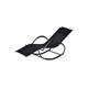 Outsunny Zero Gravity Rocking Chair - Black | Wowcher