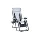 Zero Gravity Chair Recliner With Padded Headrest - Grey | Wowcher