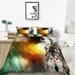 3D Wolf Printed Duvet Cover Set Highend Home Textiles Bedding Cover Set with Pillowcase King (90 x104 )