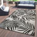 World Rug Gallery Floral Leaves Flatweave Indoor/Outdoor Area Rug Gray - 7 10 X10