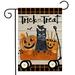 Briarwood Lane Trick Or Treat Wagon Halloween Garden Flag Primitive 12.5 x 18