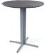 Round Table Top Cover - Water-Resistant Polyester Adjustable Buckle Straps Middle Buckle Strap Patio Table Covers-Charcoal