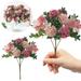 Artificial Flower 16 Heads Silk Hydrangea Flower Bouquet Plants Home Decoration Artificial Rose Flowers And Flowers Artificial Flowers Zinnia Artificial Flowers Autumn Artificial Flowers Tall