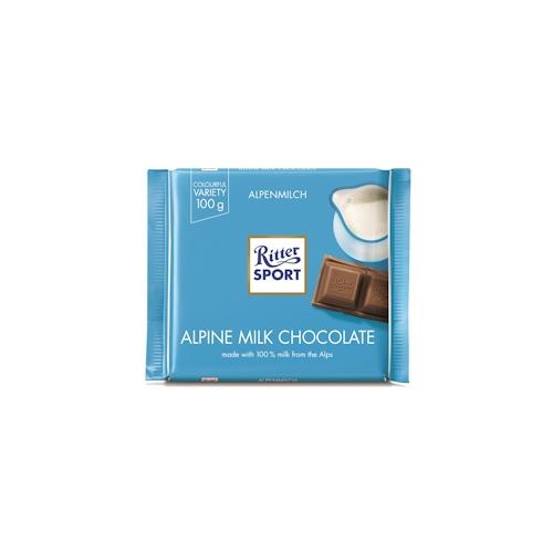 Ritter Sport Alpenmilch Schokolade 12 x 100 g (1,2 kg)