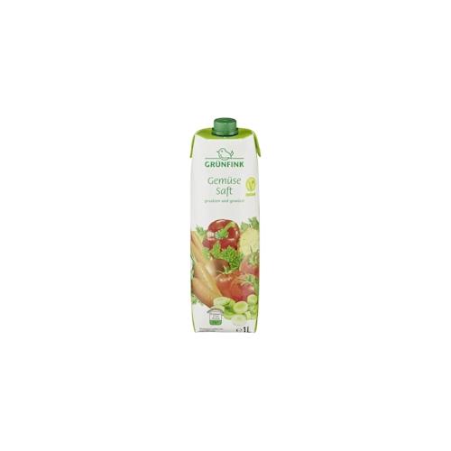 Grünfink Gemüsesaft Gesalzen & Gewürzt 8 x 1 l (8 l)