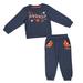 Girls Toddler Colosseum Navy Auburn Tigers Flower Power Fleece Pullover Sweatshirt & Pants