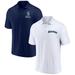 Men's Fanatics Branded Navy/White Seattle Mariners Two-Pack Logo Lockup Polo Set