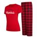 Women's Concepts Sport Red/Navy Washington Capitals Arctic T-Shirt & Pajama Pants Sleep Set