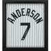 Tim Anderson Chicago White Sox Autographed Framed Nike Alternate Replica Jersey Shadowbox