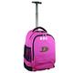 MOJO Pink Anaheim Ducks 19'' Personalized Premium Wheeled Backpack
