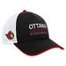 Men's Fanatics Branded Black Ottawa Senators Authentic Pro Rink Trucker Adjustable Hat