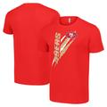 Men's Starter Scarlet San Francisco 49ers Color Scratch T-Shirt