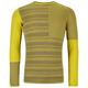 Ortovox - 185 Rock'N'Wool Long Sleeve - Merinounterwäsche Gr S gelb/oliv