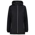 CMP - Women's Jacket Long Fix Hood Ripstop - Mantel Gr 38 schwarz