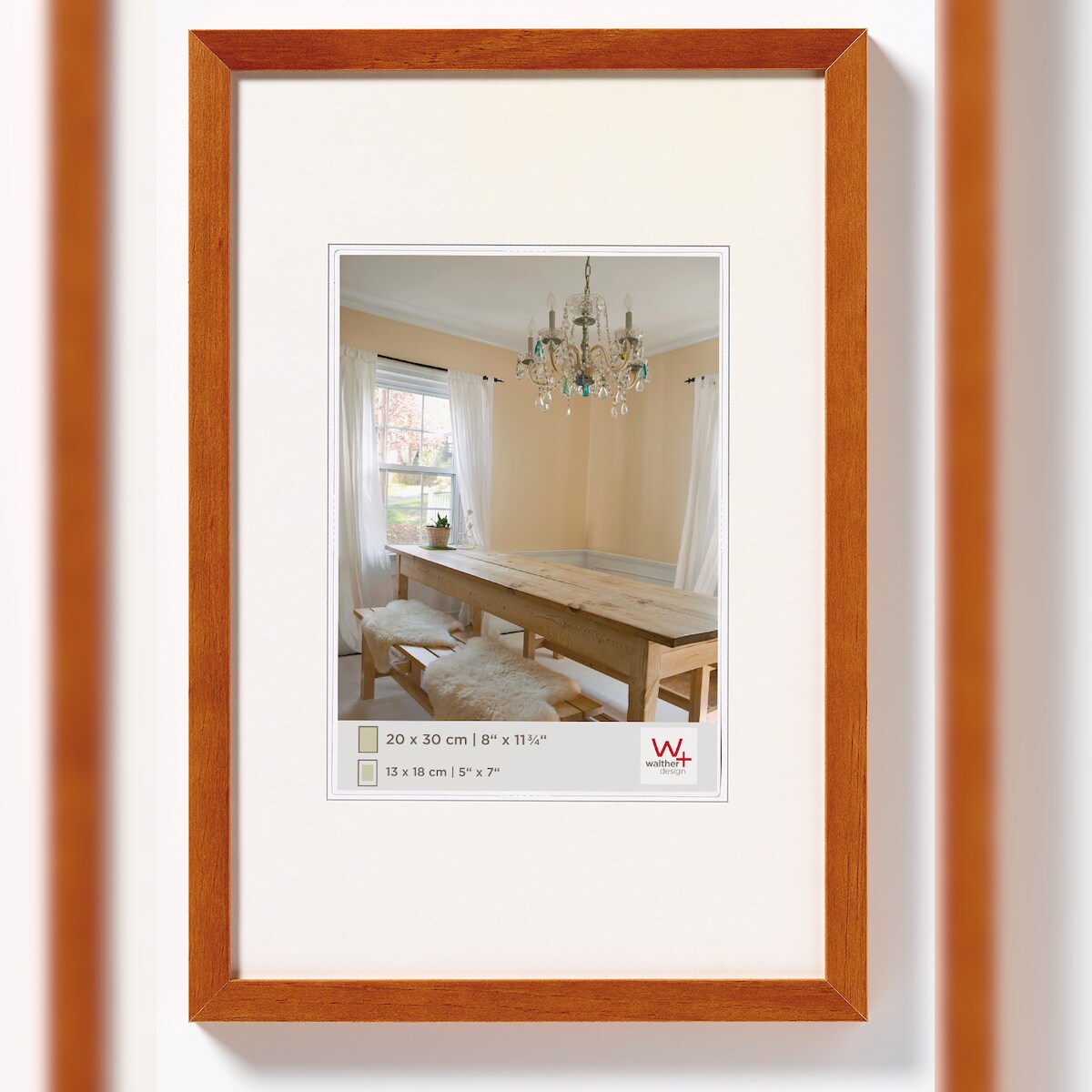 walther + design Peppers Holz Bilderrahmen 30x40 cm BUCHE Image