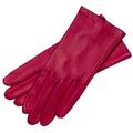 Pink / Purple Medina - Women's Minimalist Leather Gloves In Hot Pink Nappa Leather 8" 1861 Glove Manufactory