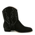 Women's Transforming Western Black Suede Boot 6 Uk Alterre