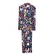 Lightweight Women's Dressing Gown - Garden Treasure Medium Bown of London