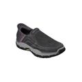 Men's Skechers Casual Canvas Slip-Ins by Skechers in Charcoal Canvas (Size 10 M)