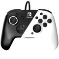 PDP Faceoff Deluxe+ Audio Wired Controller: Black & White