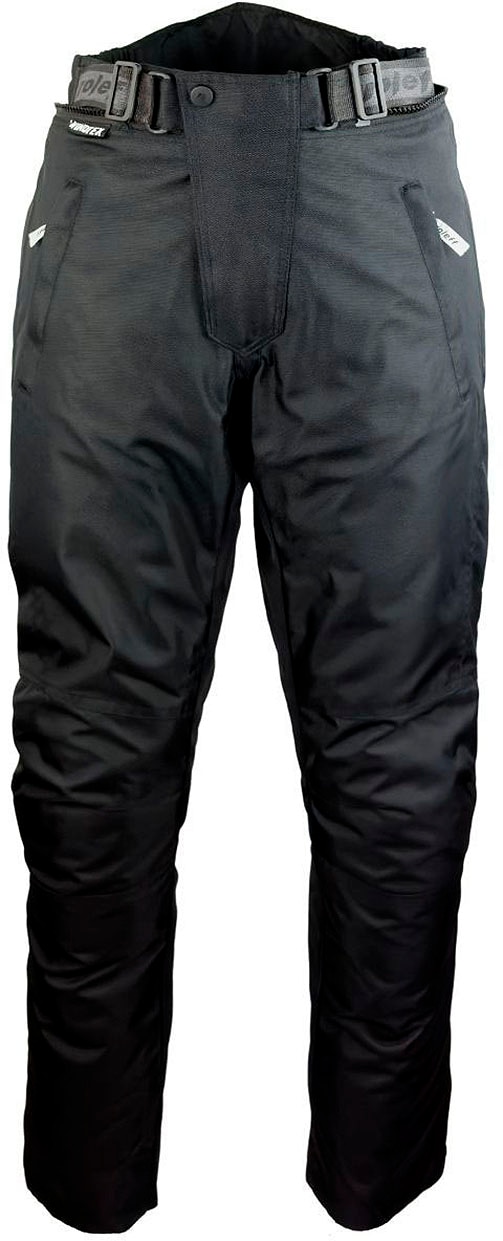 Motorradhose ROLEFF "Racewear RO 451" Gr. M, schwarz (schwarz, kurzgröße ro 451k), Hosen, Damen, M, N-Gr, Obermaterial: 100% Polyester. Innenfutter: 100% Polyester, wind- und wasserdicht, atmungsaktiv, 2 Taschen