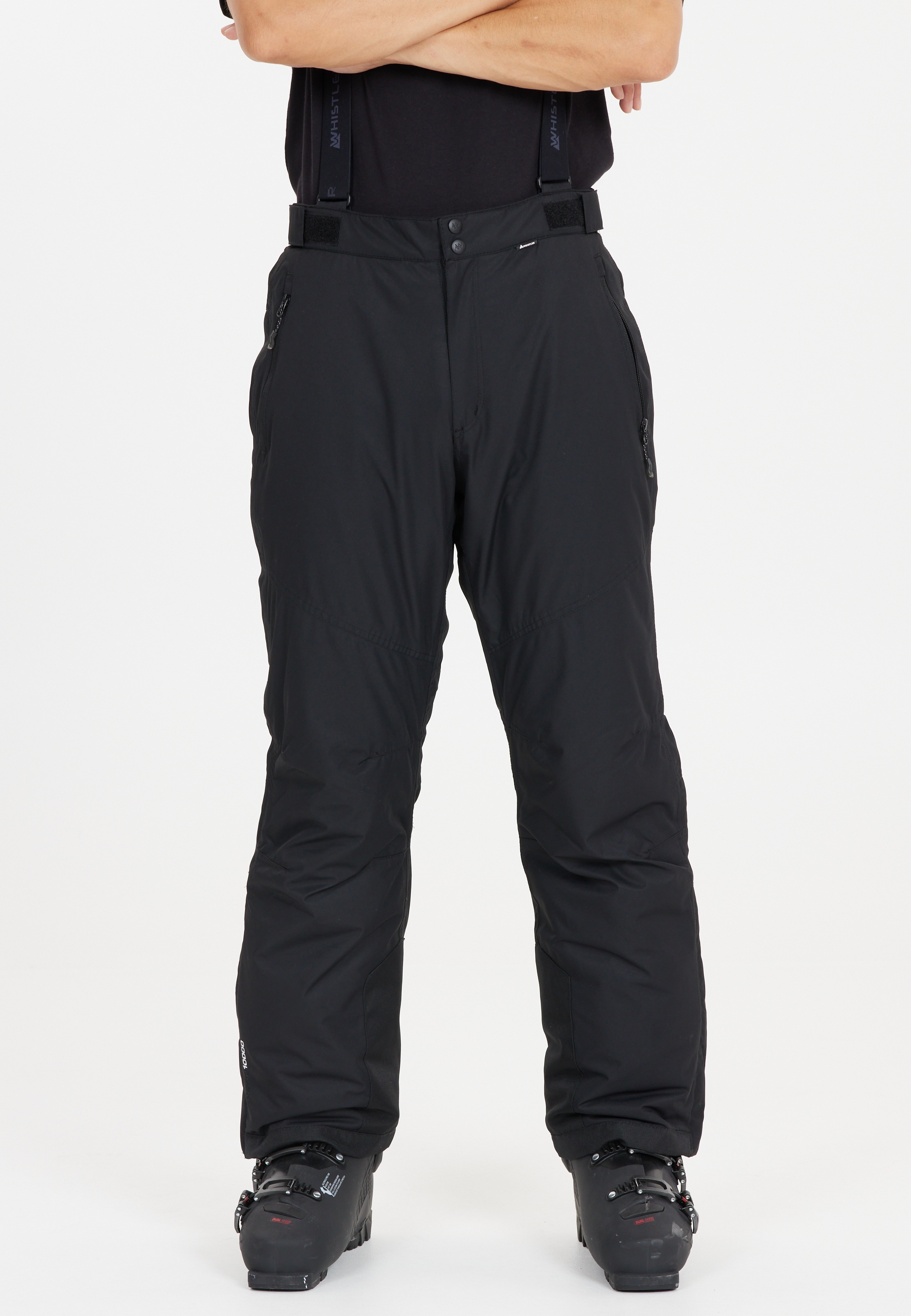 Skihose WHISTLER "Fairfax", Herren, Gr. XS, US-Größen, schwarz, 100% Polyester, unifarben, lang, Hosen, mit wasser- und winddichter Funktionsmembran Image