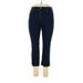 Lands' End Jeans - High Rise: Blue Bottoms - Women's Size 14 - Dark Wash