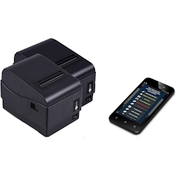 „Handy MINI-Kasse für Gastronomie: 5″“ Kassenterminal, 2 x Bondrucker“