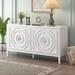 Red Barrel Studio® Accent Cabinet Wood in White | 32 H x 60 W x 16 D in | Wayfair F5B0CAB0D5D24BC0B267A789CA86FF07